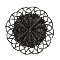 Mya Charger - Black - The Fox Decor