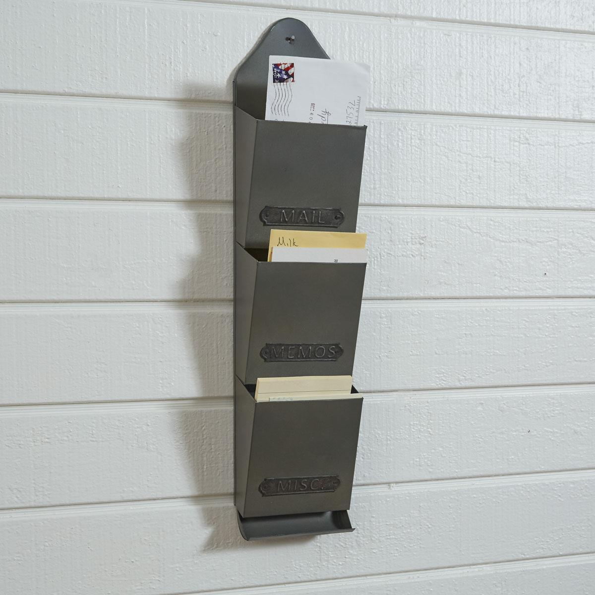 3 Slot Mail Wall Organizer - Park Designs - The Fox Decor