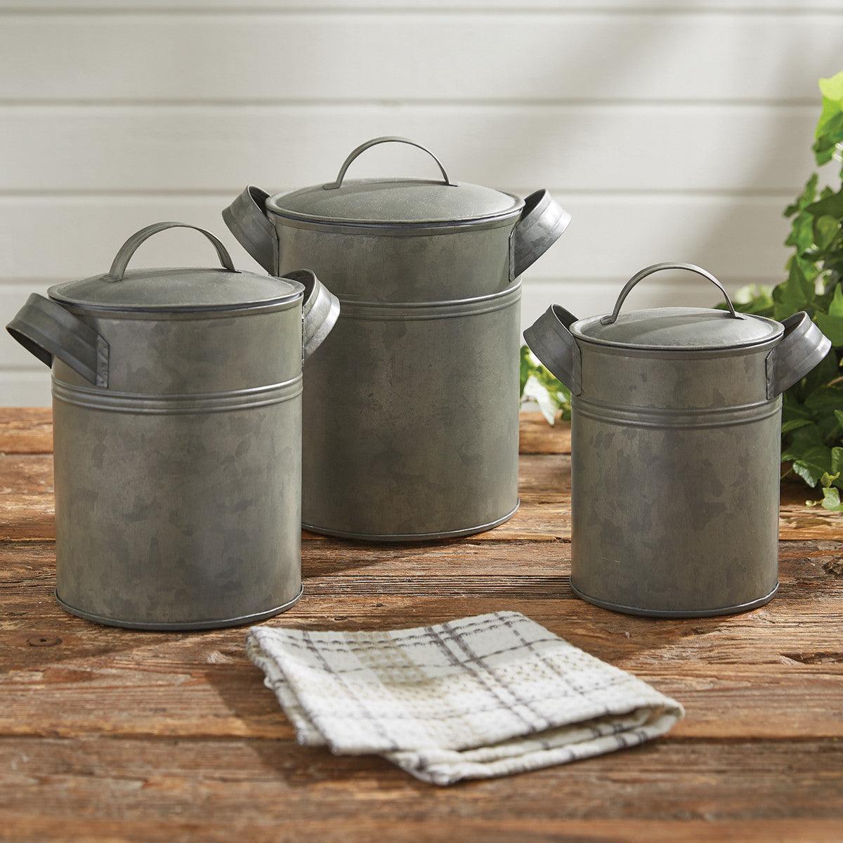 Vintage Canisters - Set of 3 - Park Designs - The Fox Decor