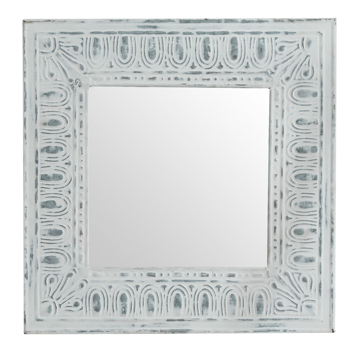 Distressed Tile Mirror - Cream - Park Designs