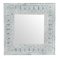 Distressed Tile Mirror - Cream - Park Designs - The Fox Decor