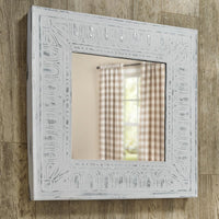 Distressed Tile Mirror - Cream - Park Designs - The Fox Decor