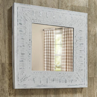Thumbnail for Distressed Tile Mirror - Cream - Park Designs
