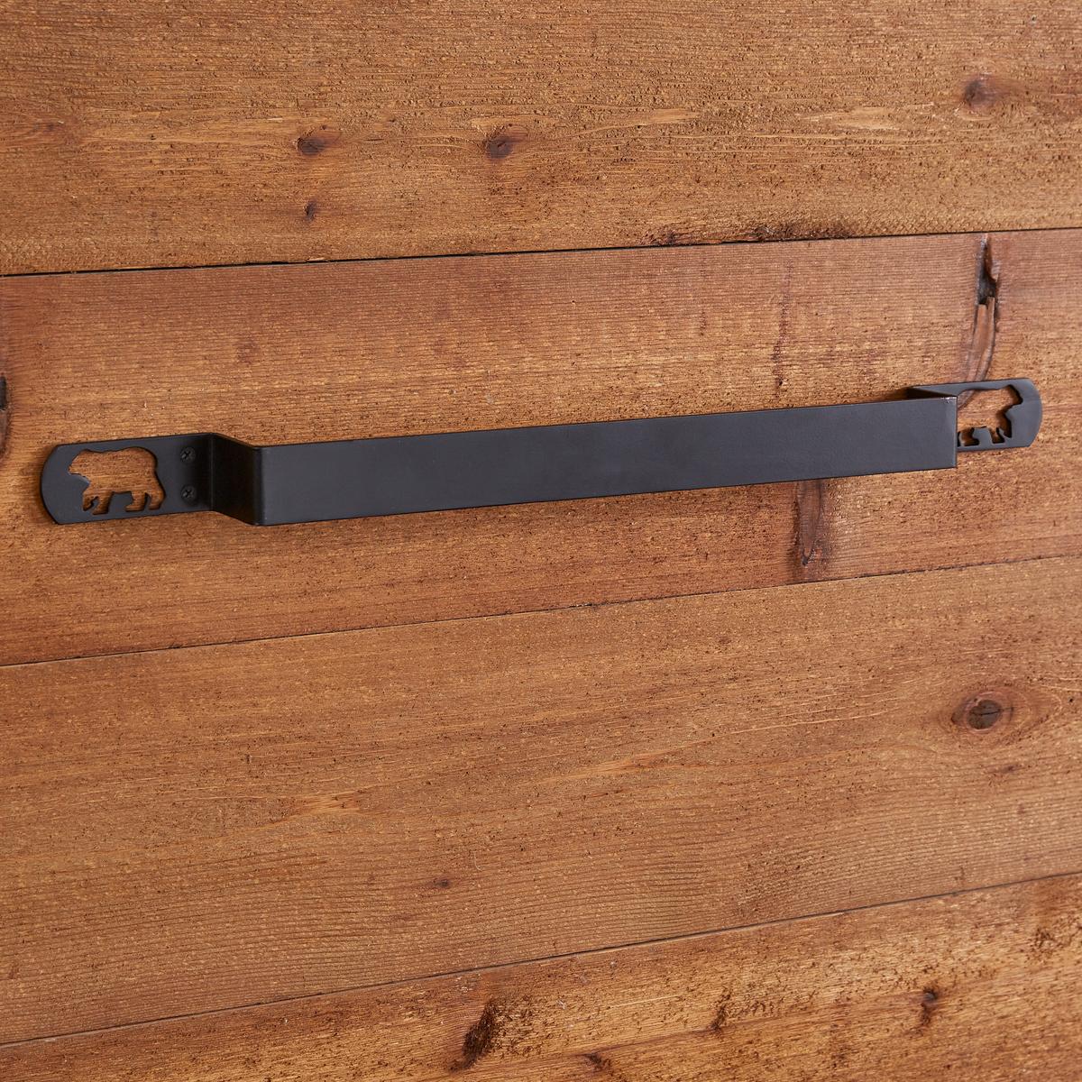 Black Bear Towel Bar 16" - Park Designs - The Fox Decor