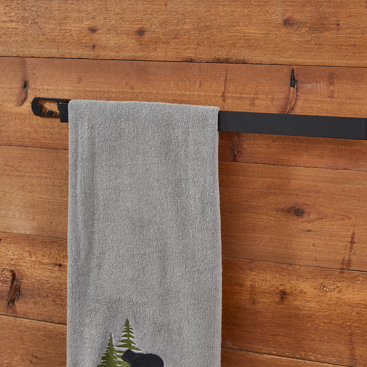 Black Bear Towel Bar - 24" Park Designs