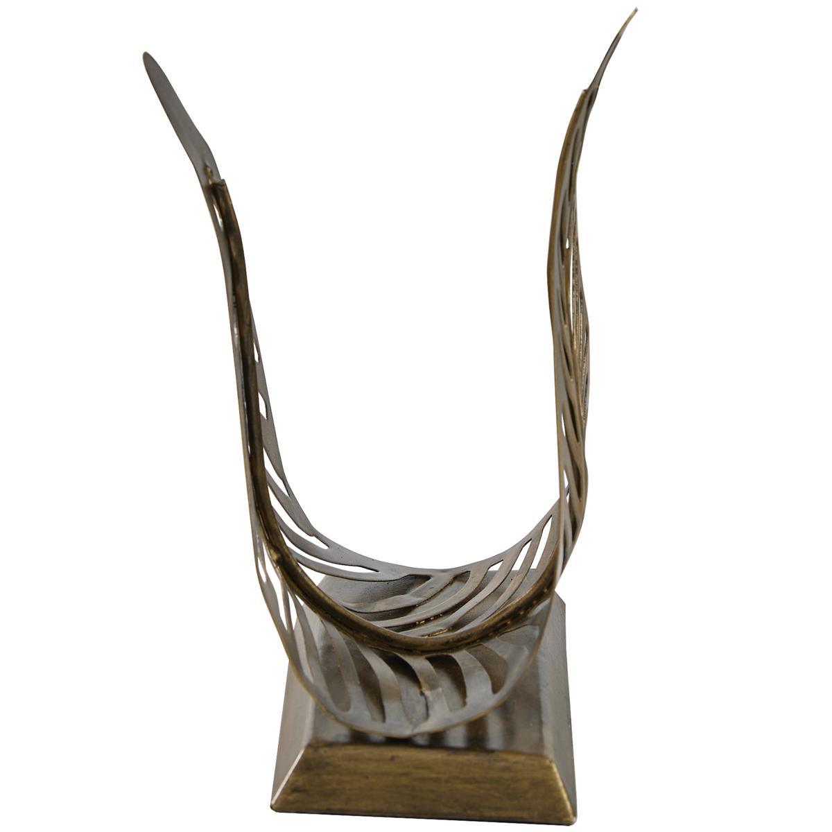 Leaf Napkin Holder - Antique Brass Set of 2 Park Designs - The Fox Decor