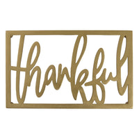 Thankful Metal Trivet - The Fox Decor