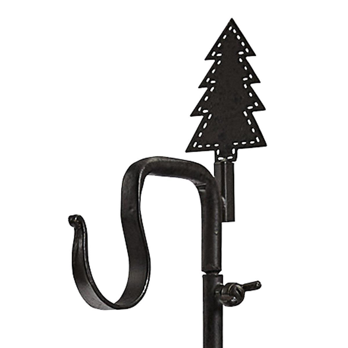 Stocking Hanger - Tree Iron Vertical Adjustable Park Designs