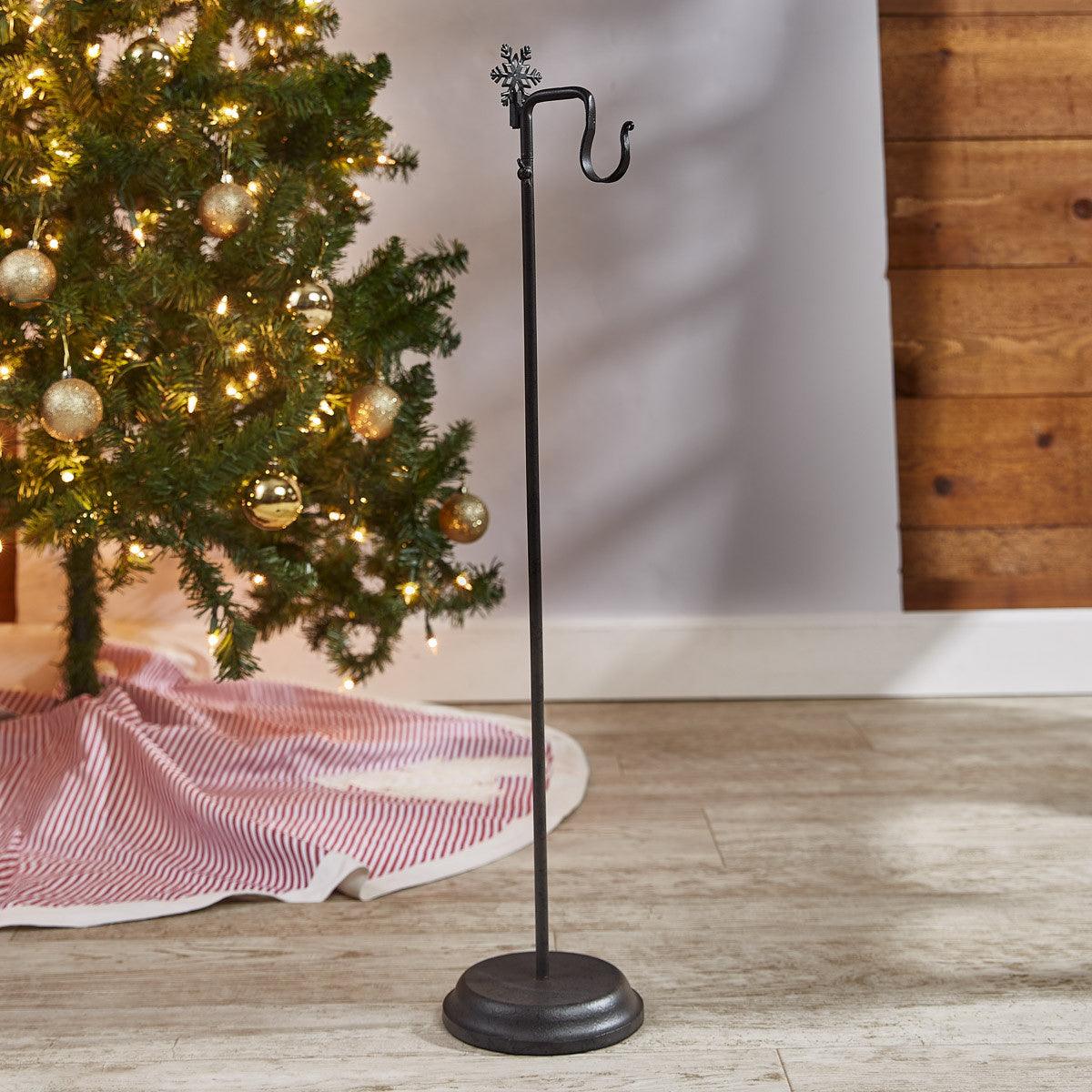 Snowflake Stocking Hanger - Iron Vertical Adjustable Park Designs - The Fox Decor