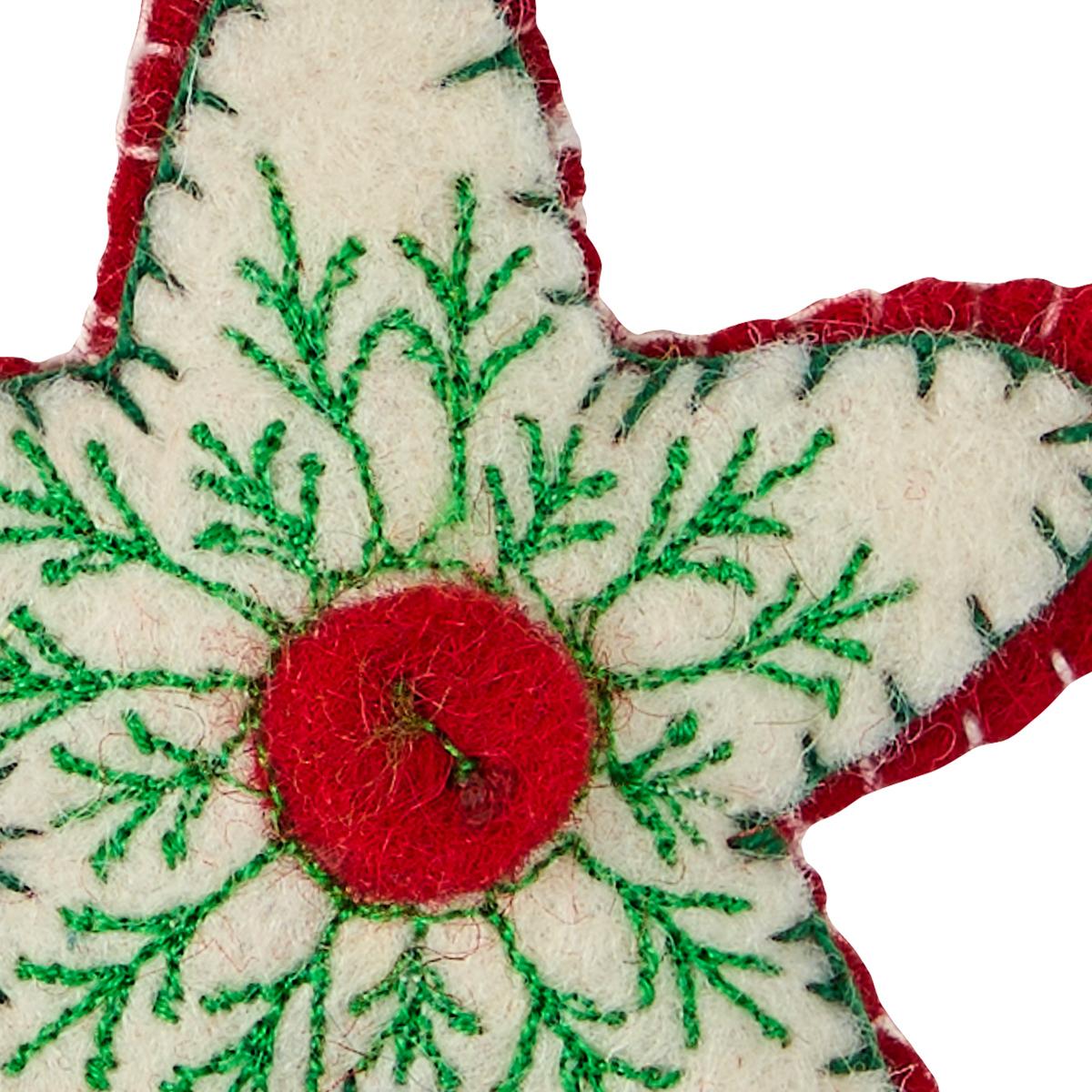 Star Wool Felt Ornament - The Fox Decor