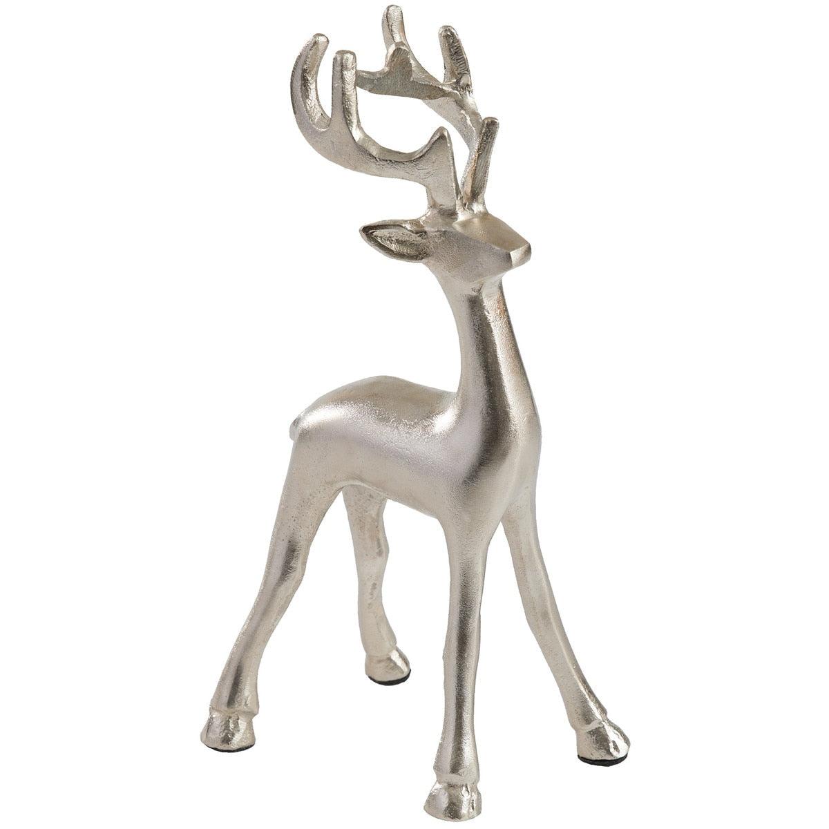 Standing Silver Reindeer - Set of 2 Park Designs - The Fox Decor