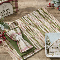 Barn Napkin Ring - Distressed White Set of 12 Park Designs - The Fox Decor