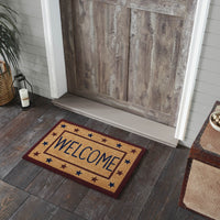 Patriotic Stars Welcome Coir Rug Rect 20x30 VHC Brands