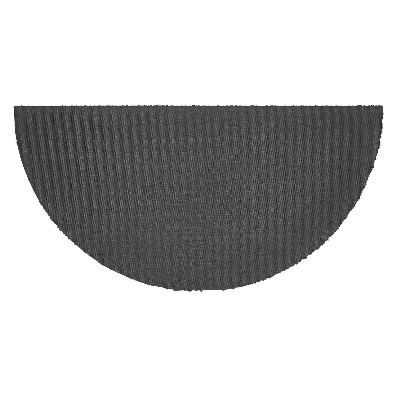 RWB Flag Stripes Coir Welcome Rug Half Circle 16.5x33 VHC Brands
