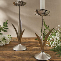 Thumbnail for Bloom Candlesticks - Set Of 2 Park Designs - The Fox Decor