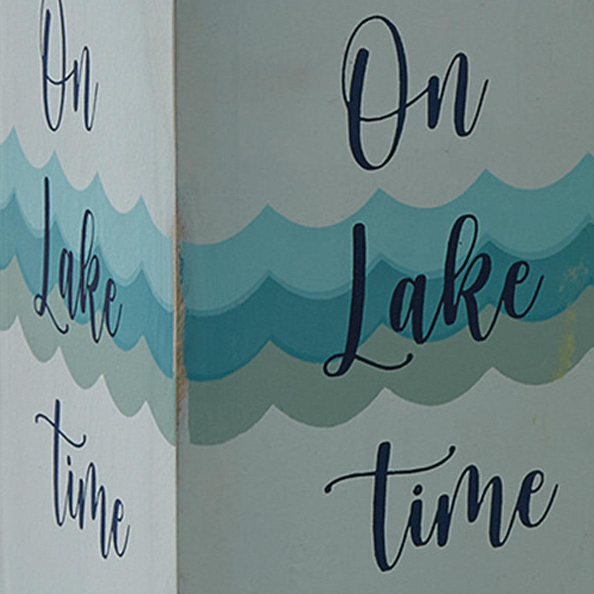 Lake House Pillar Holders - Set Of 2 Park Designs - The Fox Decor