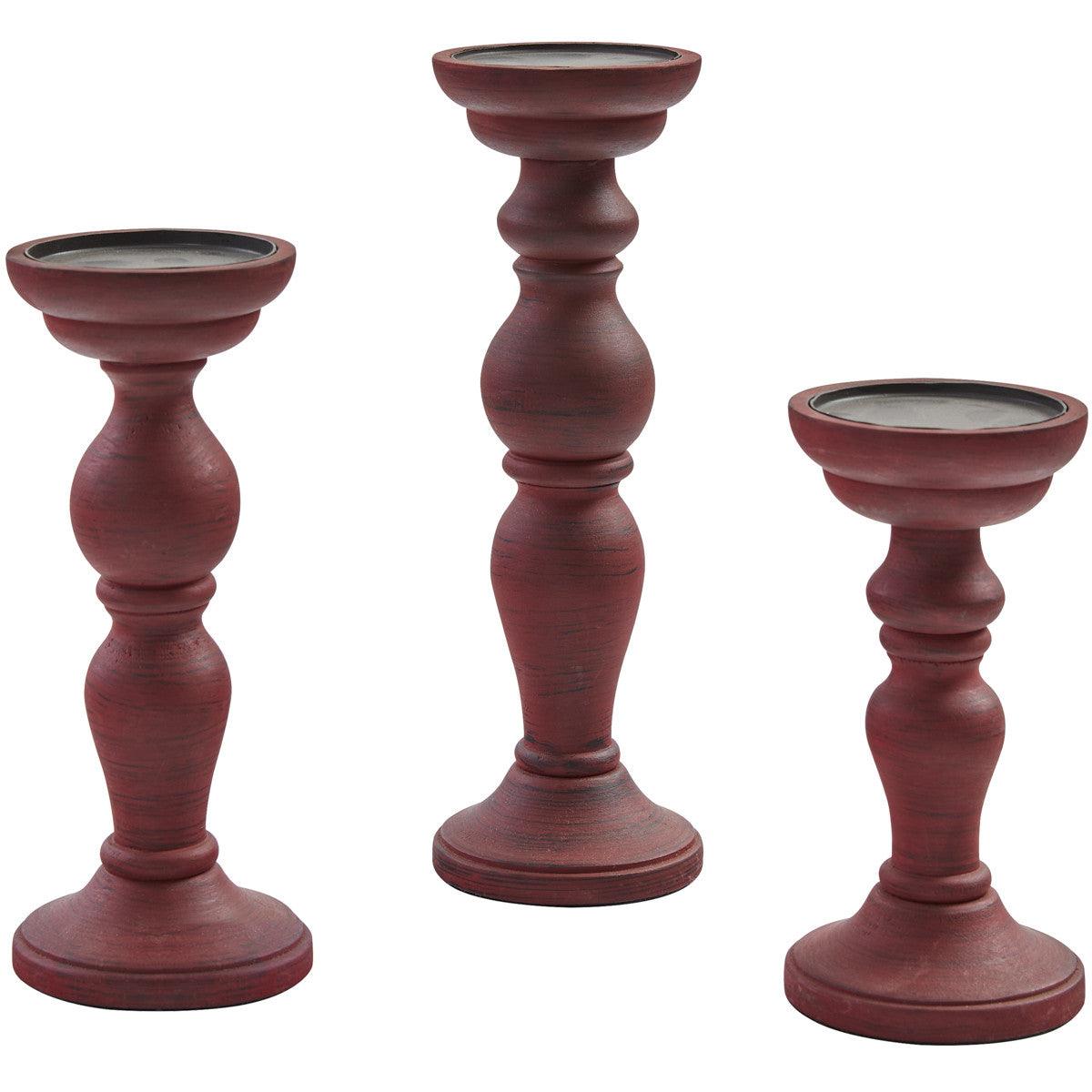 Cozy Farmhouse Pillar Holders Set of 3 - Set of 2 Park Designs - The Fox Decor
