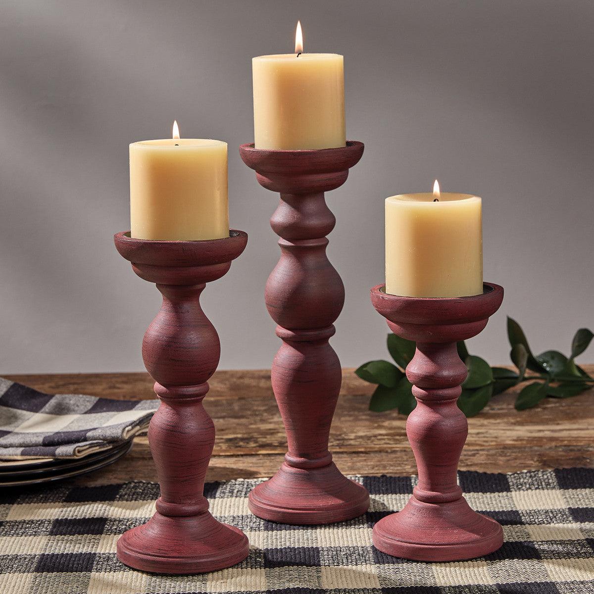 Cozy Farmhouse Pillar Holders Set of 3 - Set of 2 Park Designs - The Fox Decor