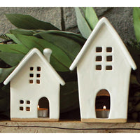 Thumbnail for Ceramic Tealight House - Large Park Designs - The Fox Decor