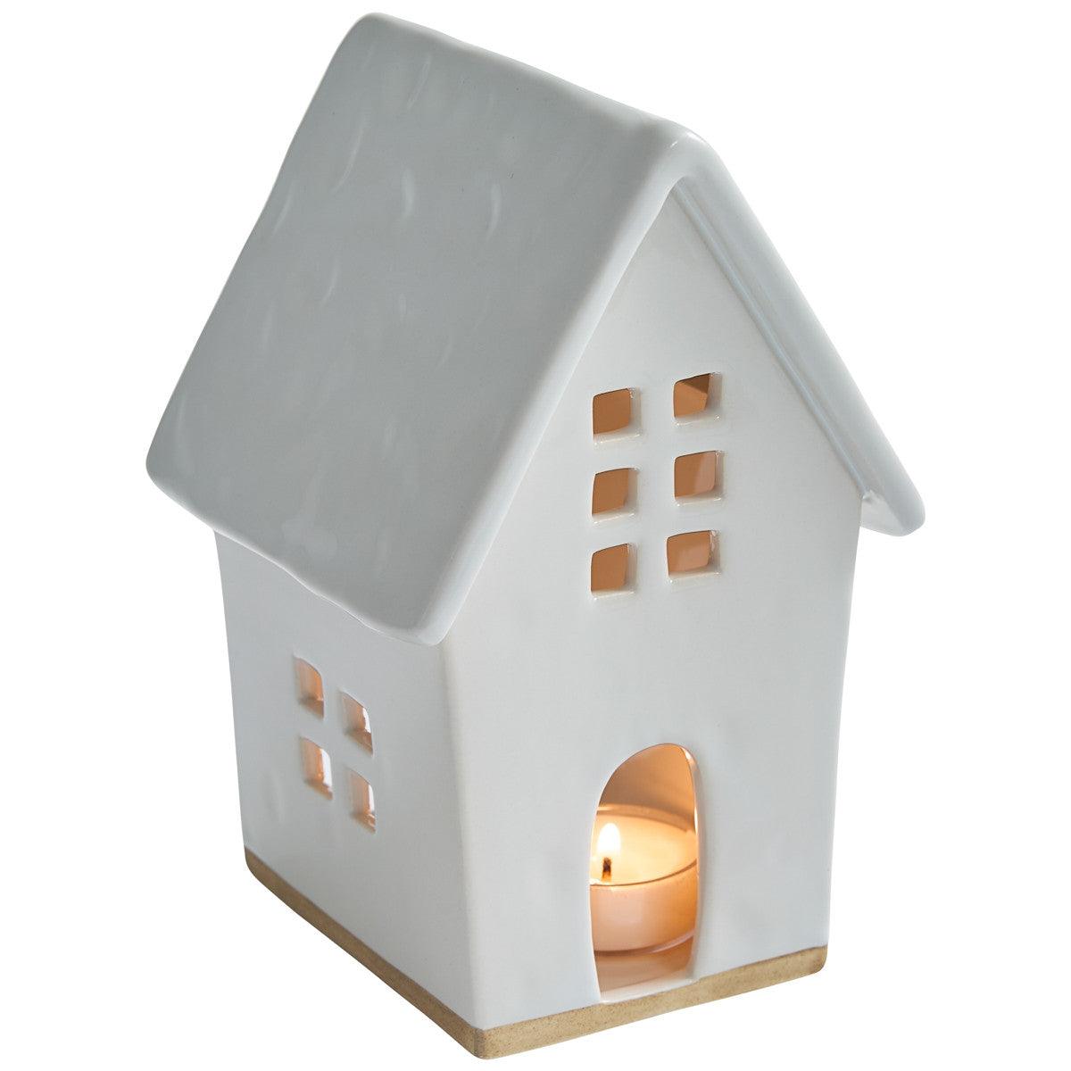 Ceramic Tealight House - Large Park Designs - The Fox Decor