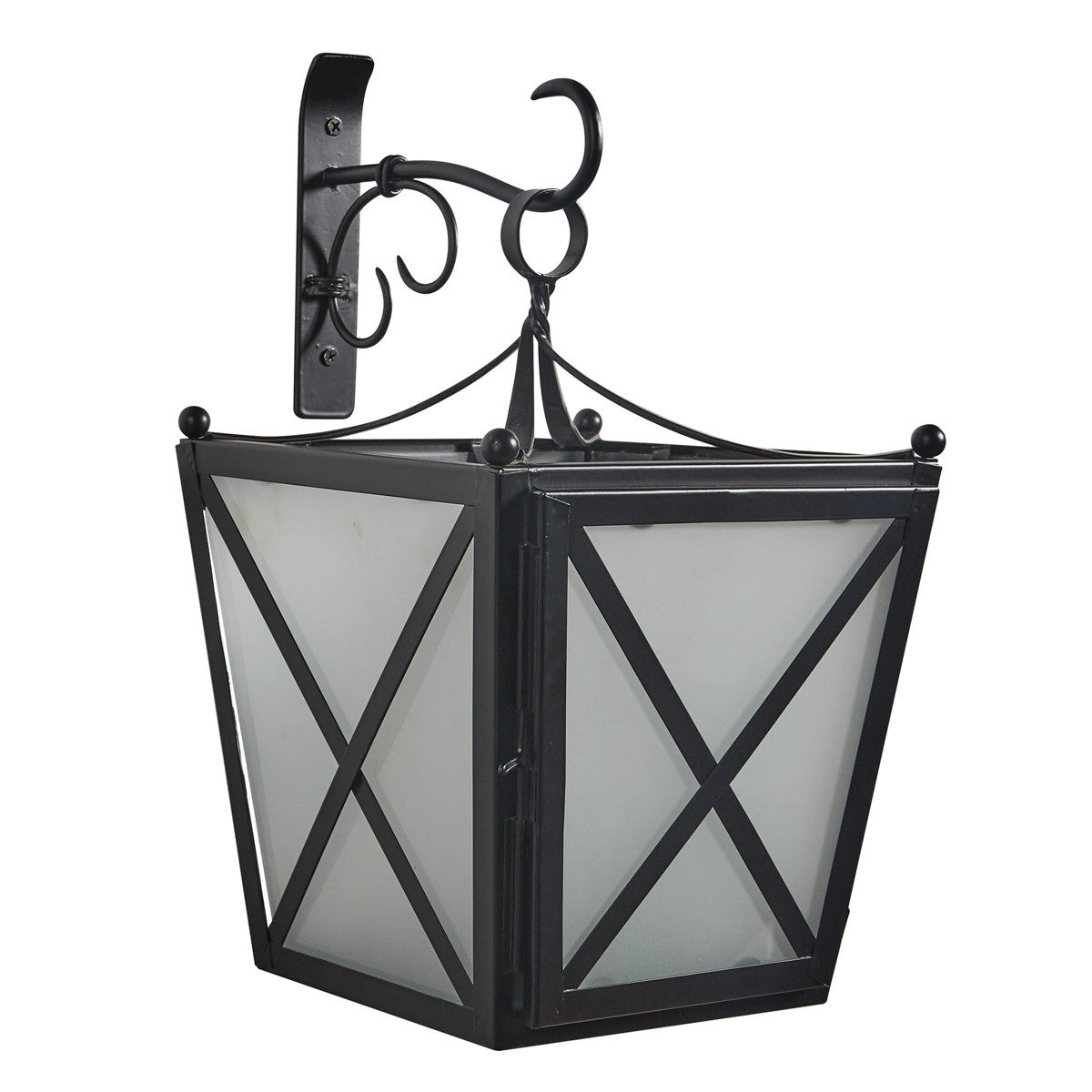 Iron Hanging Lantern With Scroll Hanger - Park Designs