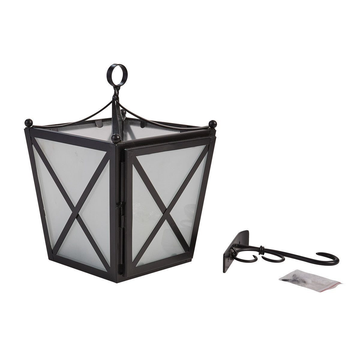 Iron Hanging Lantern With Scroll Hanger - Park Designs