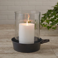 Porringer Pillar Holder with Hurricane - Park Designs - The Fox Decor