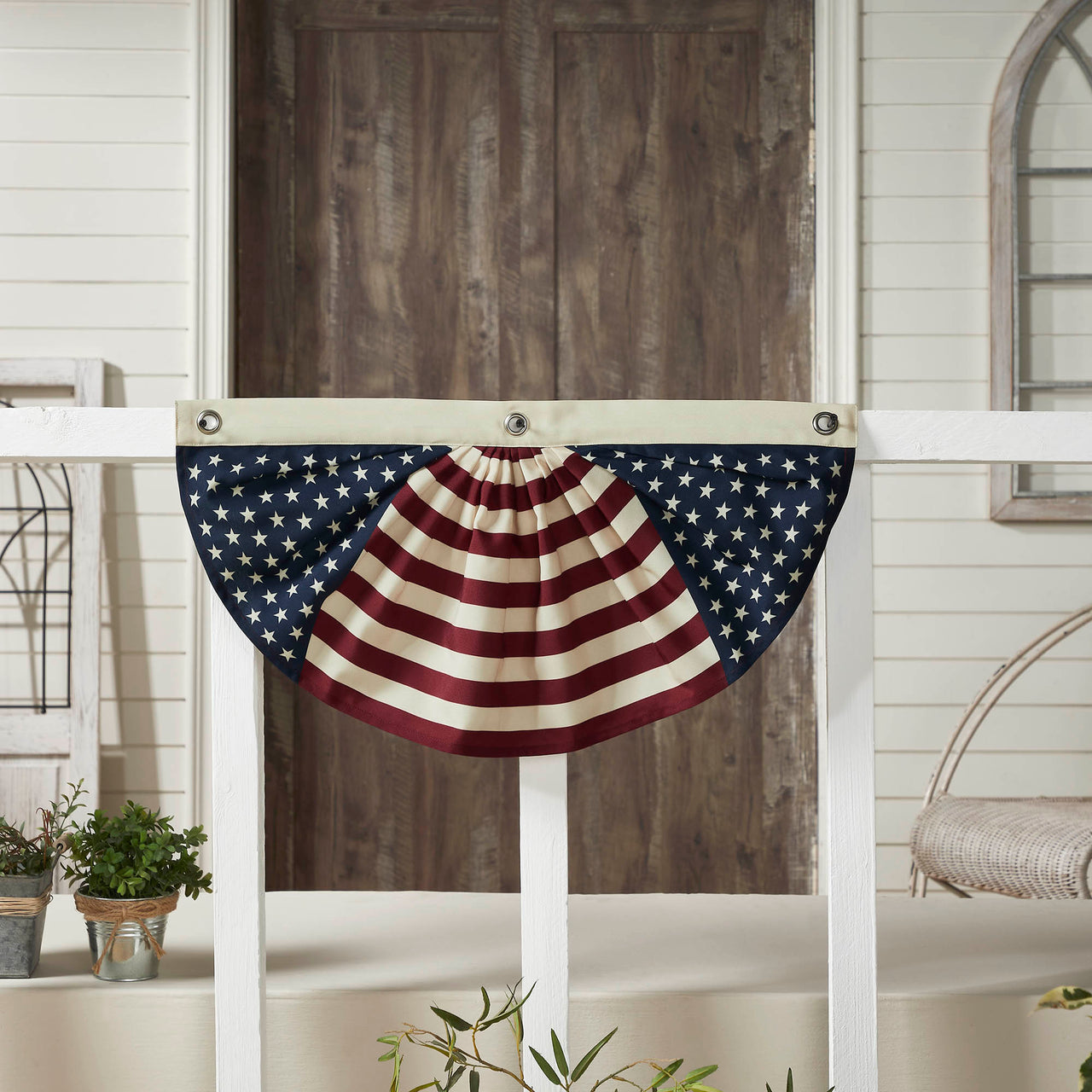 My Country Stars & Stripes Bunting Flag 12x24 - VHC Brands