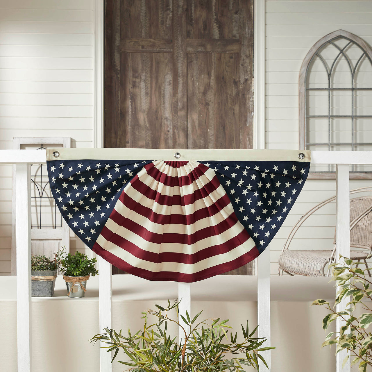 My Country Stars & Stripes Bunting Flag 18x36 - VHC Brands