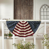My Country Stars & Stripes Bunting Flag 18x36 - VHC Brands