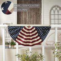 My Country Stars & Stripes Bunting Flag 18x36 - VHC Brands