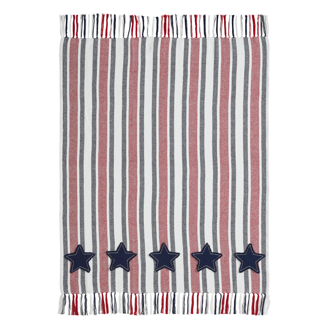 Hatteras Stars Woven Throw 50x60 - VHC Brands
