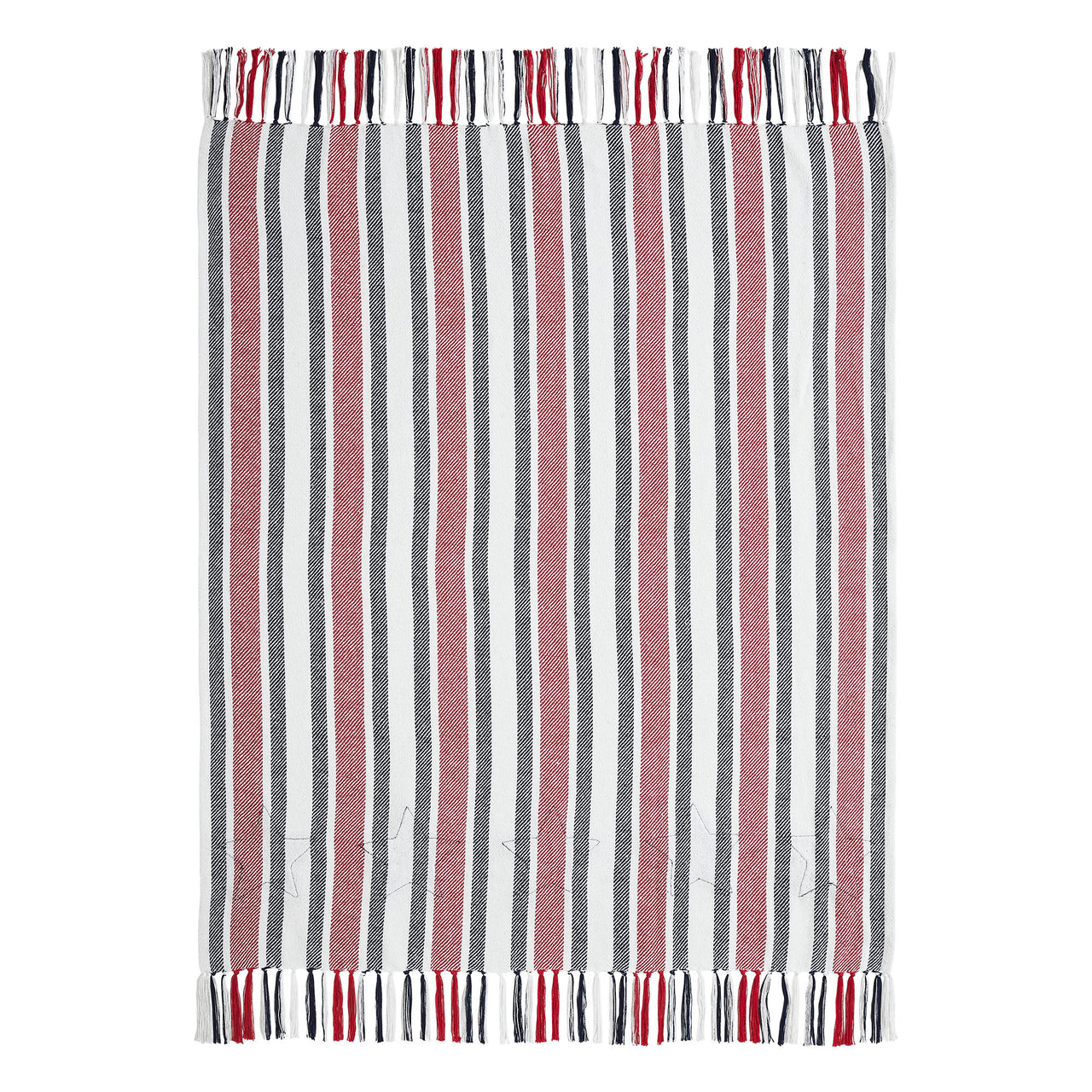 Hatteras Stars Woven Throw 50x60 - VHC Brands