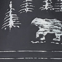 Thumbnail for Black Bear Embossed Metal Lampshade 14