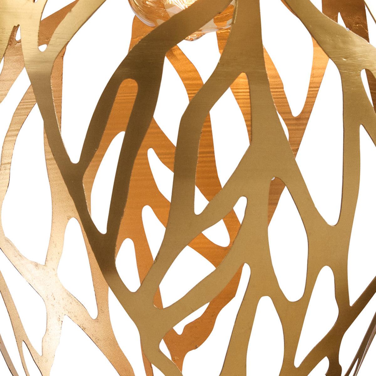 Gold Leaf Pendant - Park Designs - The Fox Decor