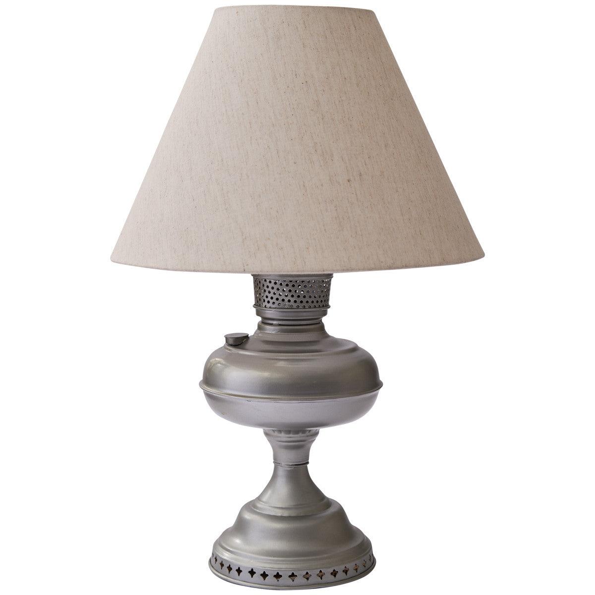 Oil Lamp With Shade - Antique Pewter - Park Designs - The Fox Decor