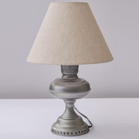 Oil Lamp With Shade - Antique Pewter - Park Designs - The Fox Decor