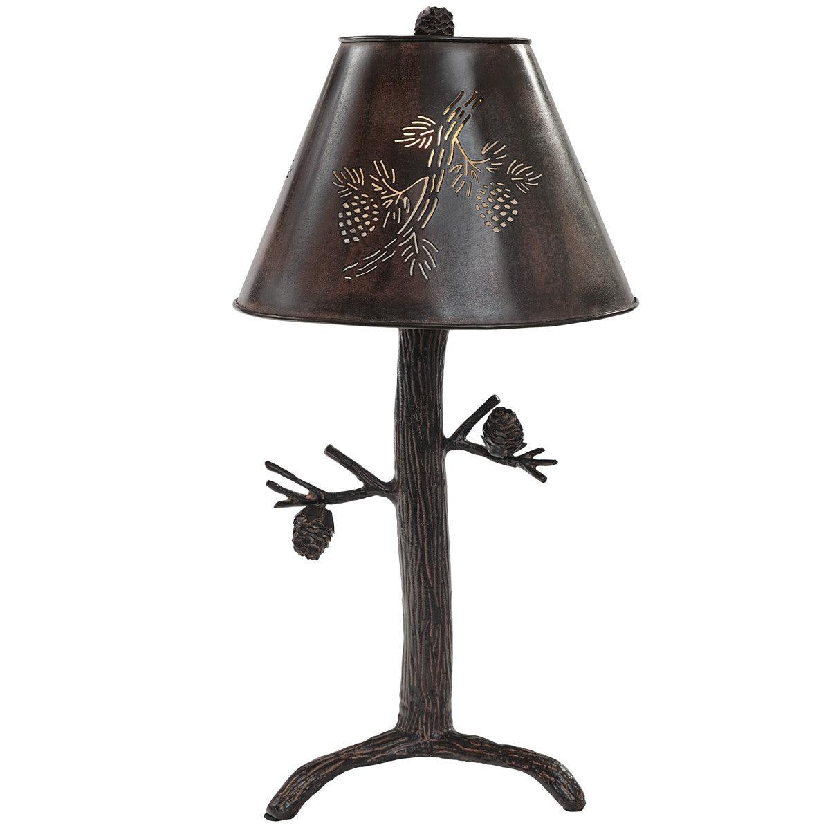 Ponderosa Pine Lamp With Shade - Park Designs - The Fox Decor