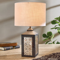 Thumbnail for Petals Lantern Lamp With Shade - Park Designs
