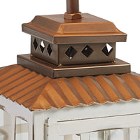 Thumbnail for White Lantern Lamp With Night Light - Park Designs - The Fox Decor