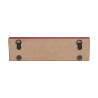 Home Of The Brave w/ Red Blue Star Stripes MDF Block Sign 3x10x1 VHC Brands