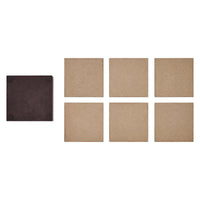 Thumbnail for White Stars On Navy MDF Coaster w/ Container Set of 6 4x4 VHC Brands