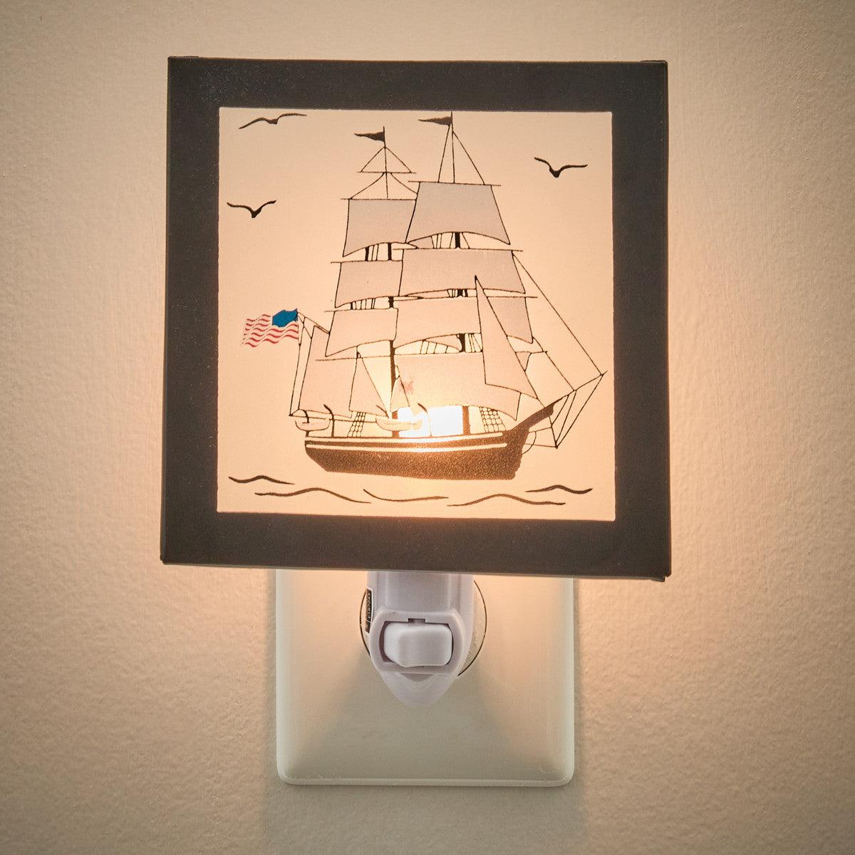 Charles W. Morgan Ship Night Light - Set of 4 Park Designs