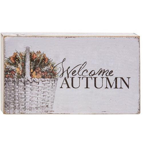 Welcome Autumn Block 2 asstd - The Fox Decor