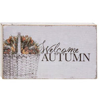 Welcome Autumn Block 2 asstd - The Fox Decor