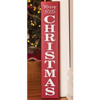 Merry Little Christmas Sign - The Fox Decor