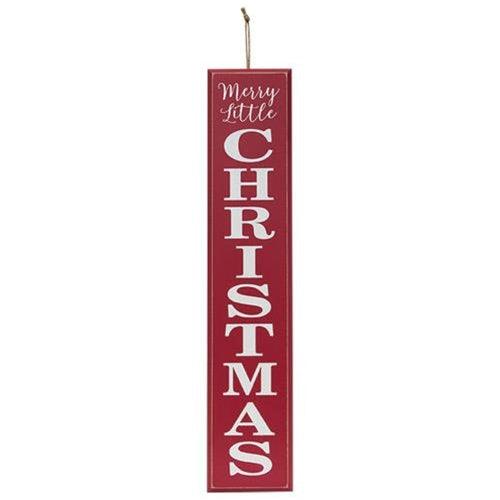 Merry Little Christmas Sign - The Fox Decor
