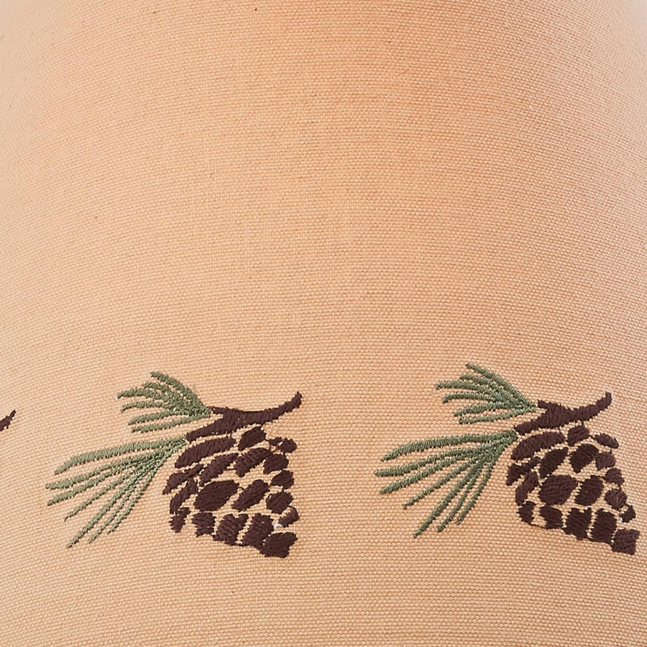 Pinecone Embroidered Shades - 12" Park Designs