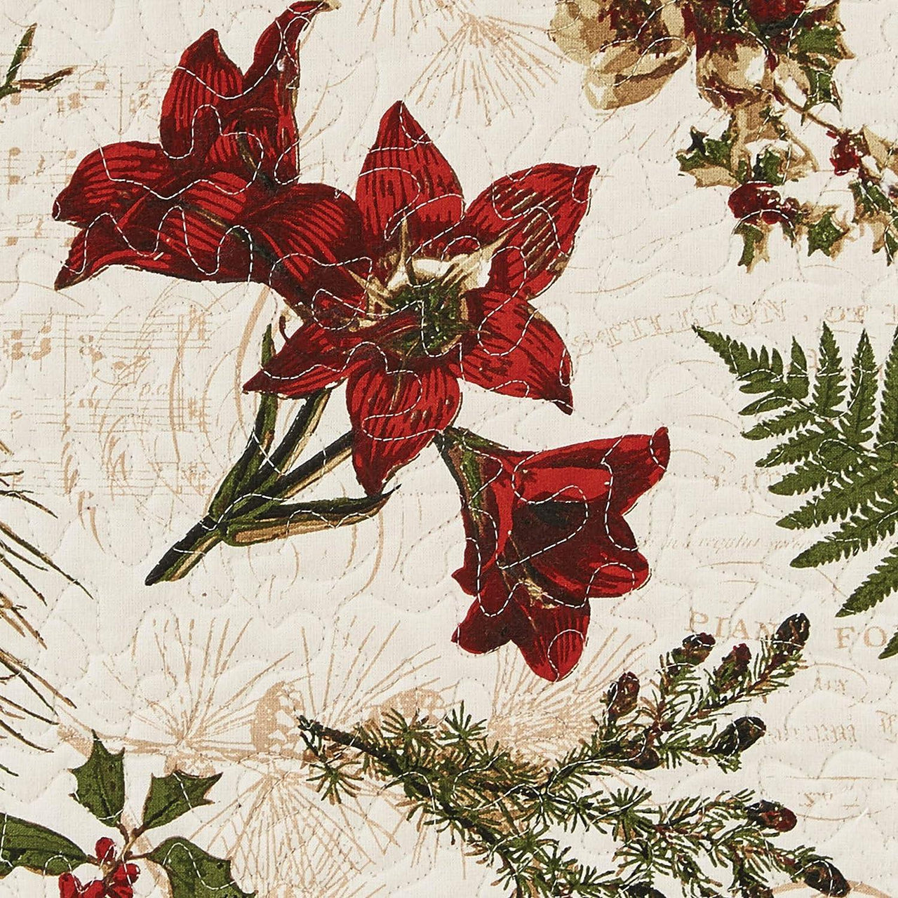 Nature Sings Quilted Placemats - Set of 8 Park Designs - The Fox Decor