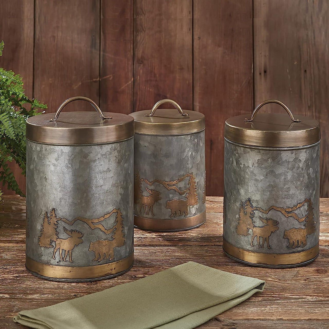 Forester's Canisters - Set Of 3 - Park Designs